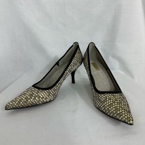Tahari Silver Heels